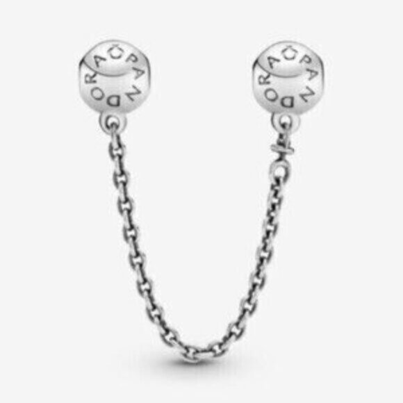 ✅Pandora Logo Safety Chain Charm - Picture 3 of 5